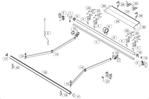 parts for retractable awnings